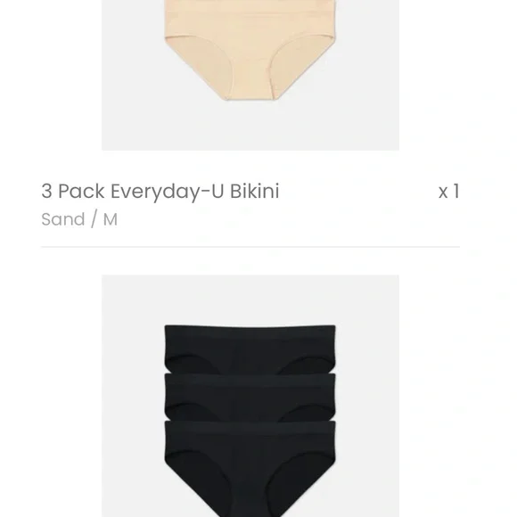 New Underoutfit Everyday-U Bikini - 5 Pink Cosmos - 3 Black - 3 Sand. - Picture 2 of 2